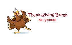 Thanksgiving break no school